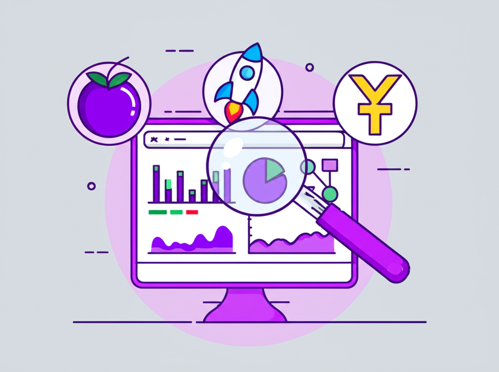 Инфографика, иллюстрирующая процесс, который включает в себя аналитика конкурентов Wildberries Ozon Яндекс Маркет