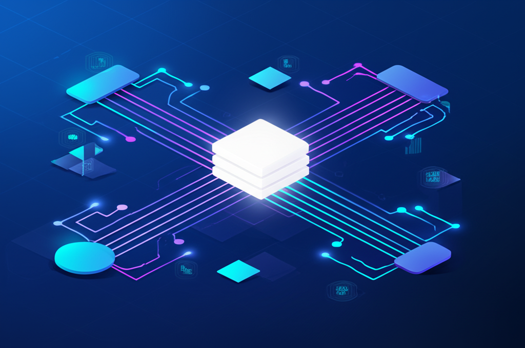 Ключевые концепции хранилищ данных, представленные в виде централизованной структуры.