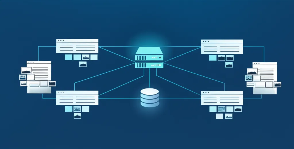 Абстрактная визуализация процесса: краулинг картинок/скриншотов из галерей, image scraping для сбора визуальных данных.