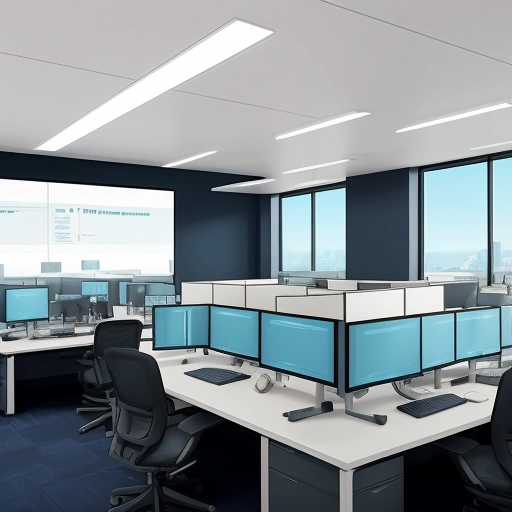 Современный офис, где используется Лучшее программное обеспечение для call-центров 2026 с ИИ-аналитикой