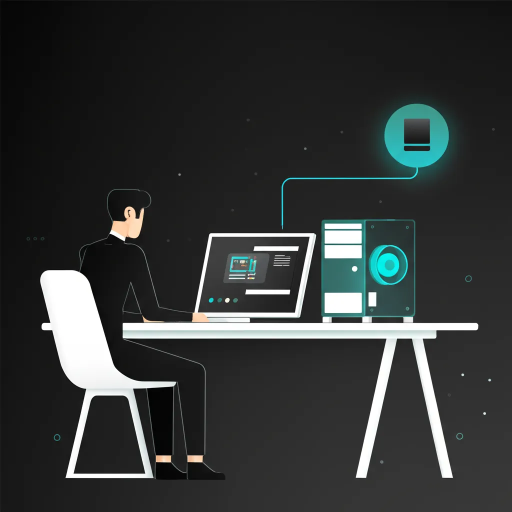 Человек использует лучшие бесплатные альтернативы Teamviewer 2025 для удаленного доступа к рабочему столу другого компьютера.