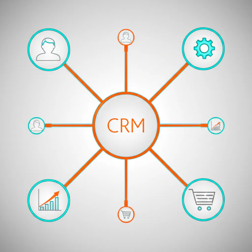 Инфографика, демонстрирующая лучшие бесплатные CRM с открытым исходным кодом 2025 и их интеграцию в бизнес-процессы.
