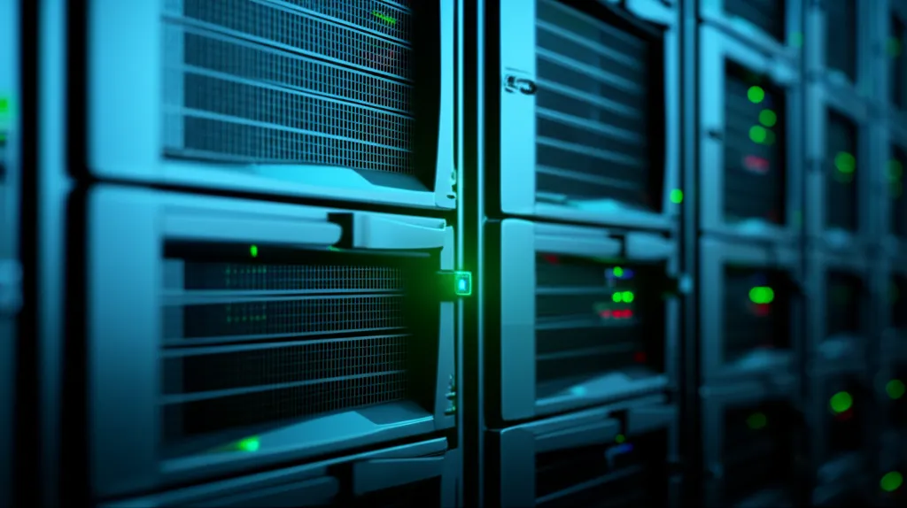 Схематичное изображение сервера как иллюстрации для статьи о лучших бесплатных планах веб-хостинга.