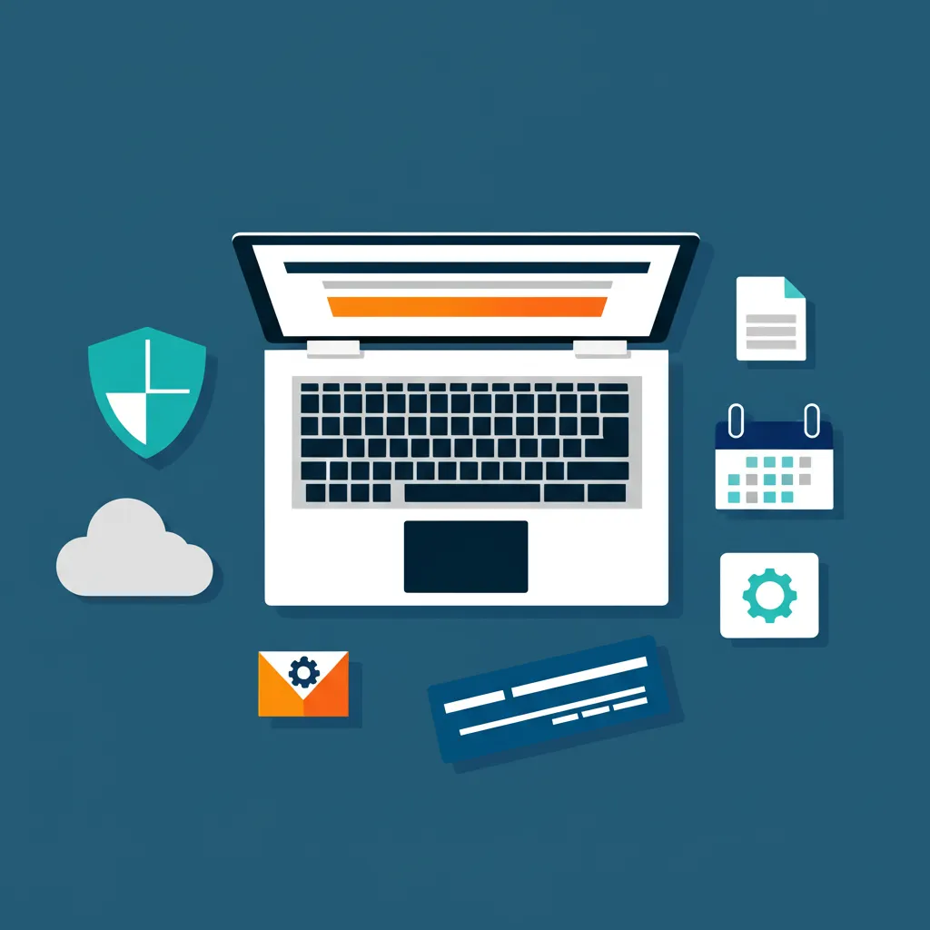 Инфографика, иллюстрирующая лучшие хостинг провайдеры электронной почты для малого бизнеса 2025.