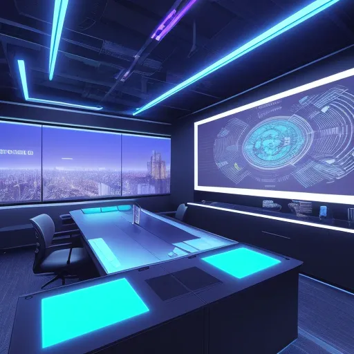 На изображении показано практическое применение Лучшие инструменты бизнес-аналитики 2026 в современном офисе с голограммами.