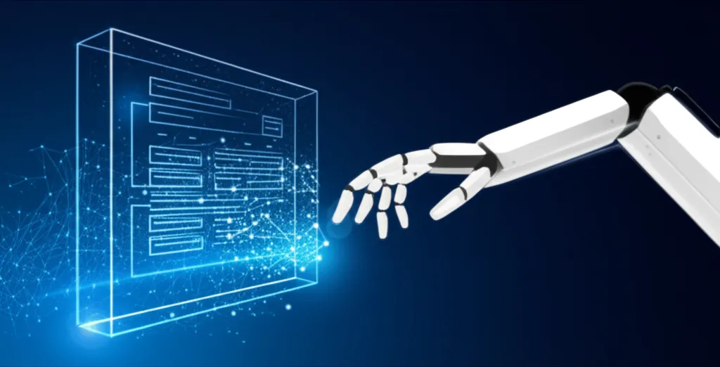 Абстрактная визуализация, иллюстрирующая лучшие инструменты для веб-парсинга, которые извлекают потоки цифровой информации.