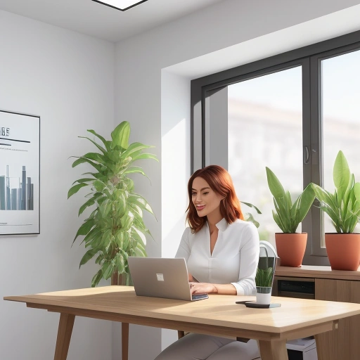 Предприниматель использует Лучшие инструменты управления социальными сетями для малого бизнеса 2026 на планшете в офисе.