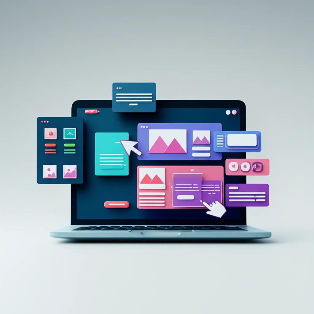 Лучшие конструкторы посадочных страниц 2025 наглядно демонстрируют интерфейс для создания лендинга.