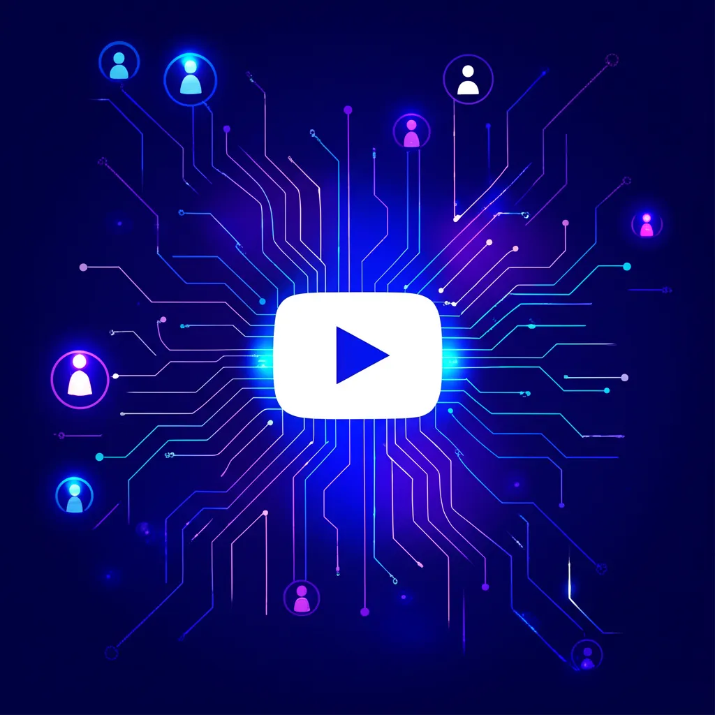 Лучшие краулеры YouTube каналов 2025 года на фоне абстрактной инфографики.