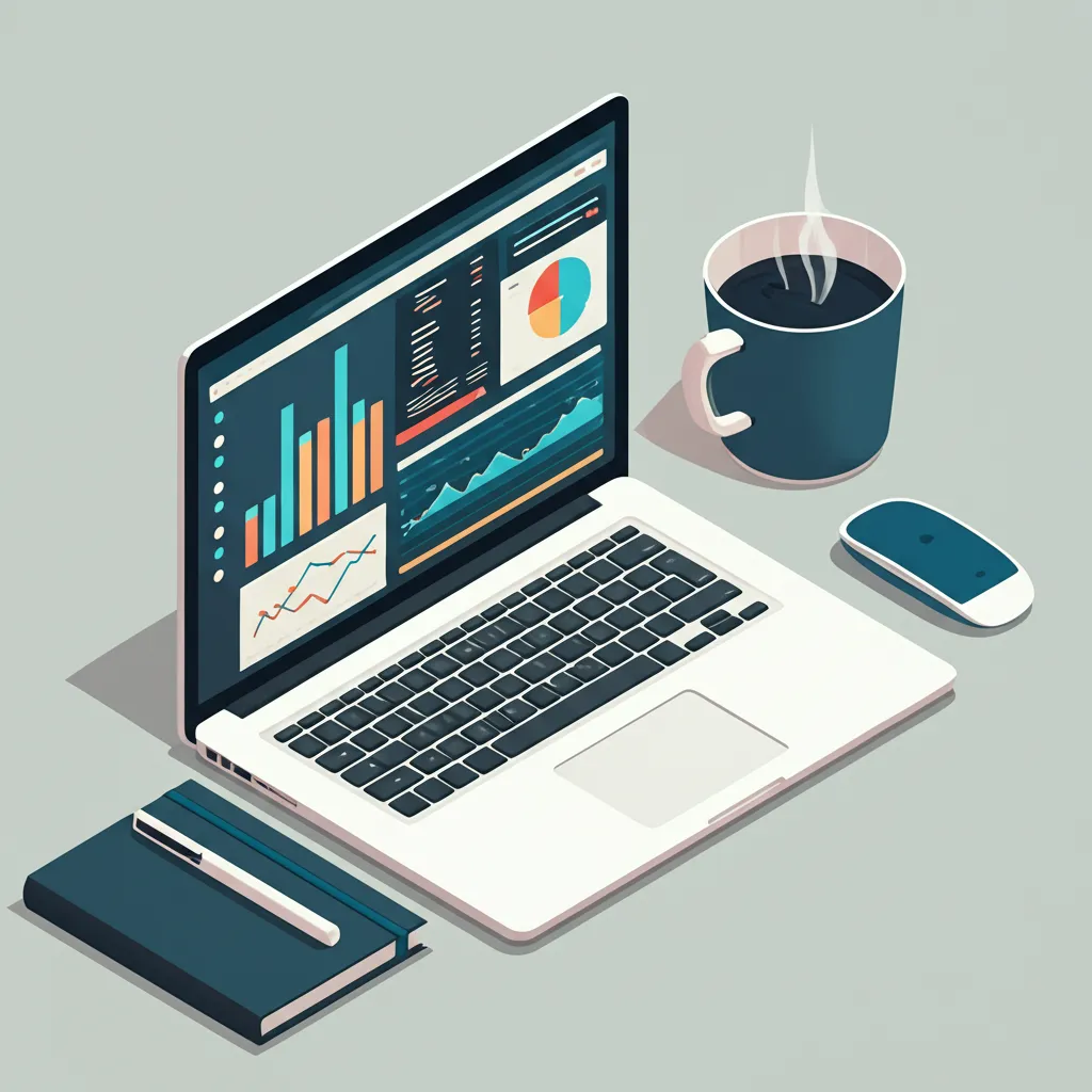 Специалист изучает лучшие курсы анализа данных Excel 2025 на ноутбуке.