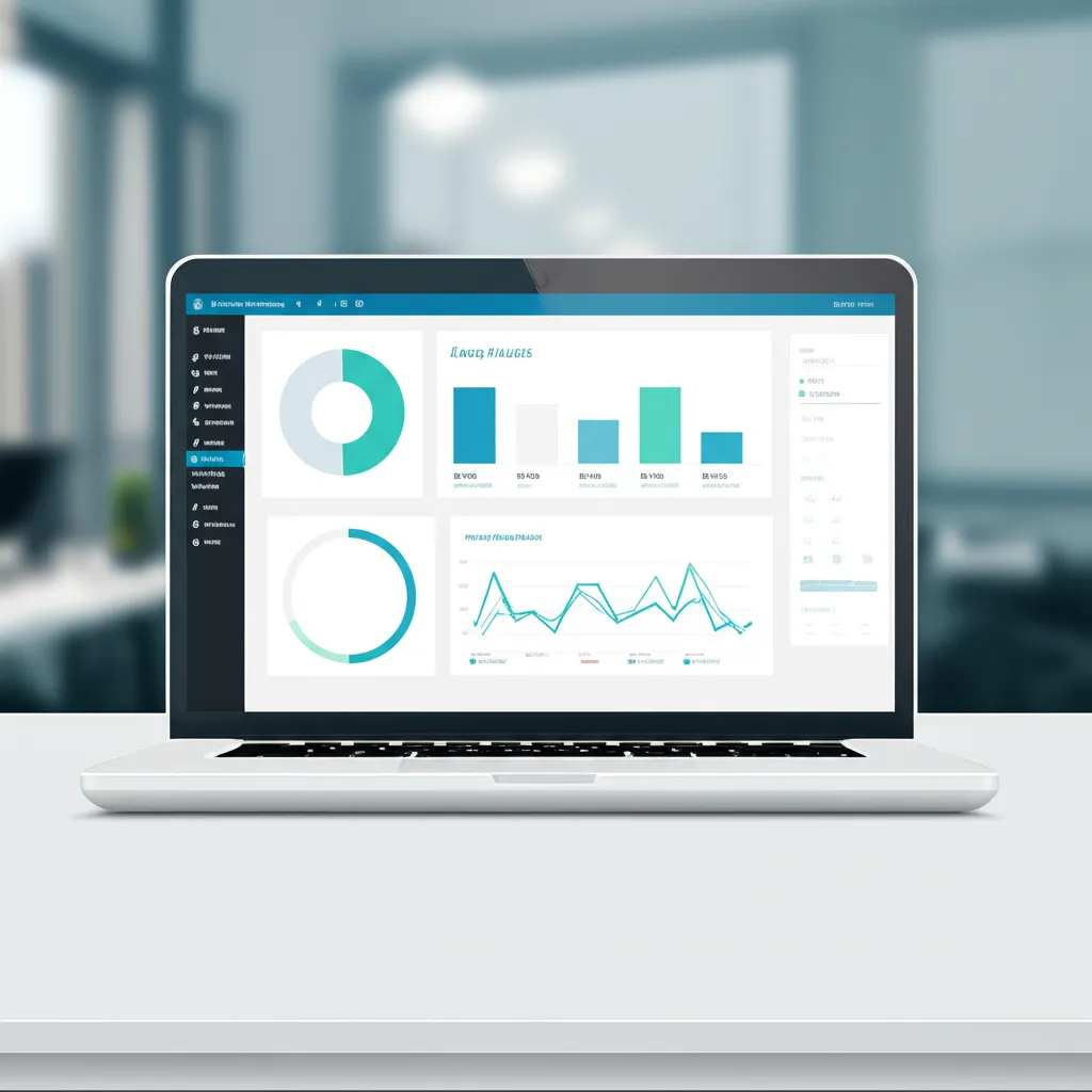 Инфографика, демонстрирующая лучшие плагины wordpress для опросов на экране ноутбука.