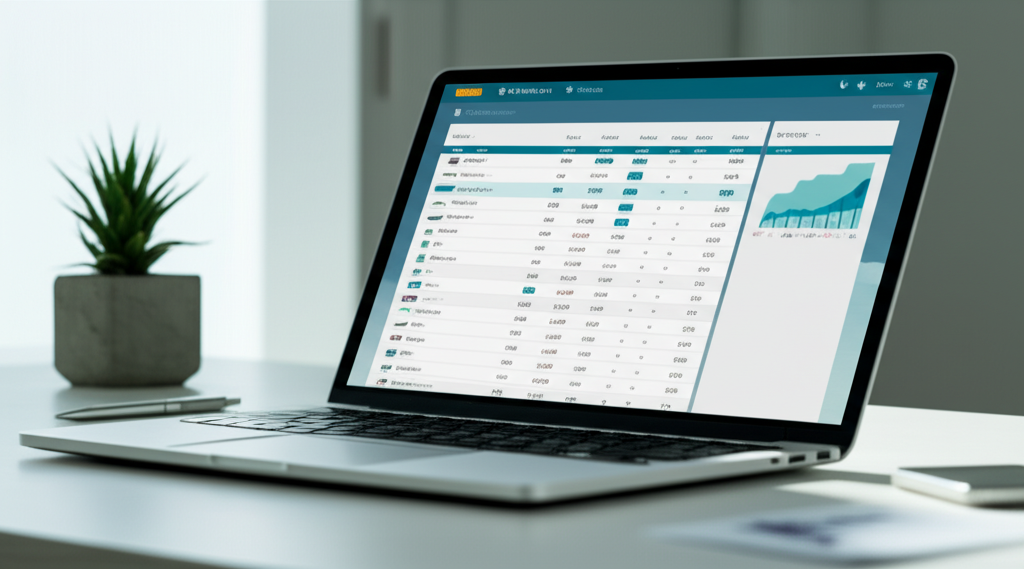 Современные приложения для создания прайса с удобным интерфейсом на экране ноутбука