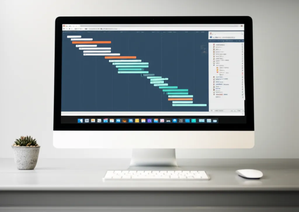 Обзор, представляющий лучшие программы для построения диаграмм Ганта 2025 на экране компьютера.