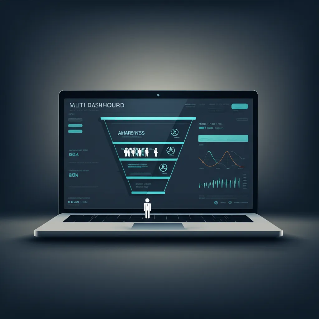 Визуализация интерфейса одной из лучших программ для управления воронкой продаж с графиками и аналитикой.