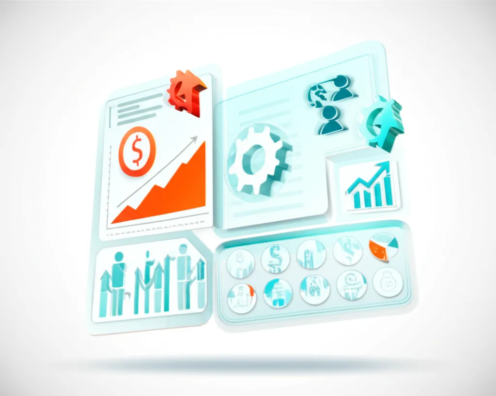 Инфографика, иллюстрирующая лучшие программы и инструменты бизнес-планирования 2025.