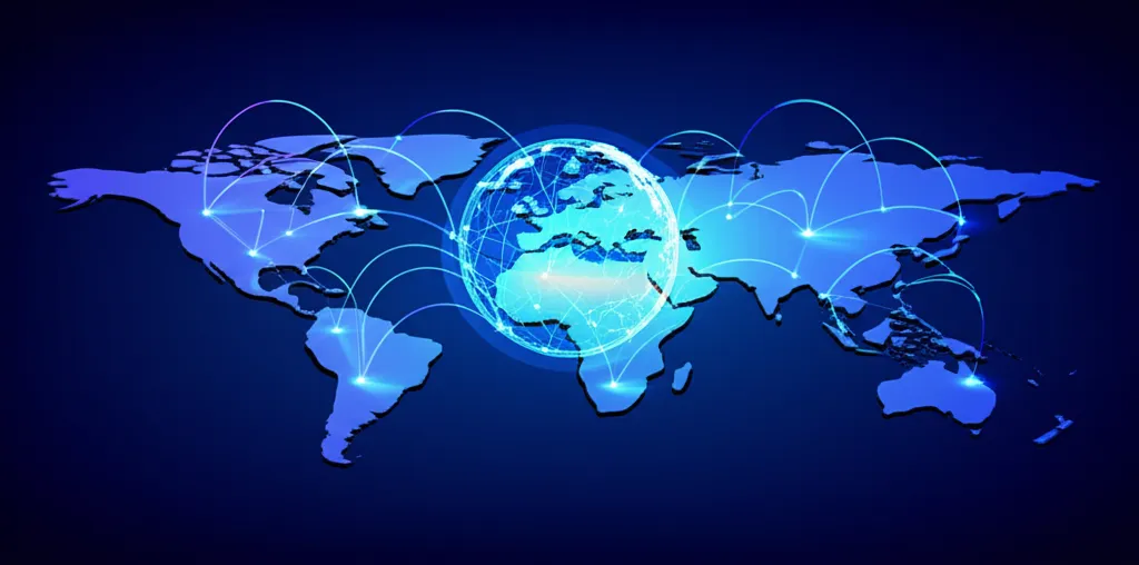 Схематичное изображение сети, иллюстрирующее как работают лучшие rotating прокси 2025.