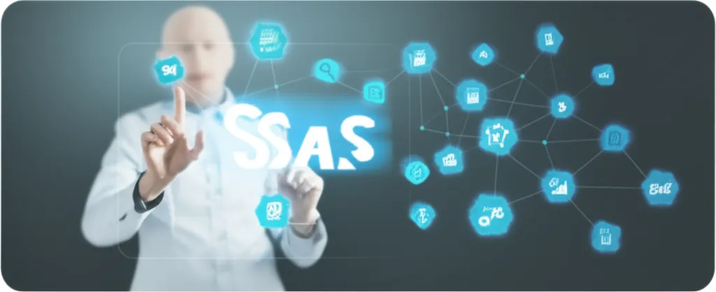 Инфографика, демонстрирующая лучшие SaaS приложения для бизнеса для оптимизации процессов.