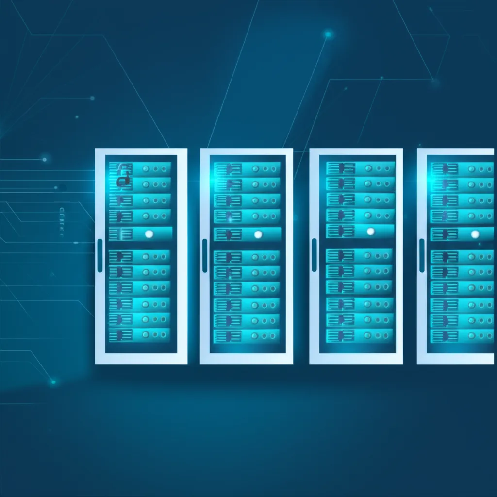 Иллюстрация серверной инфраструктуры, демонстрирующая лучшие серверы электронной почты с открытым исходным кодом 2025.