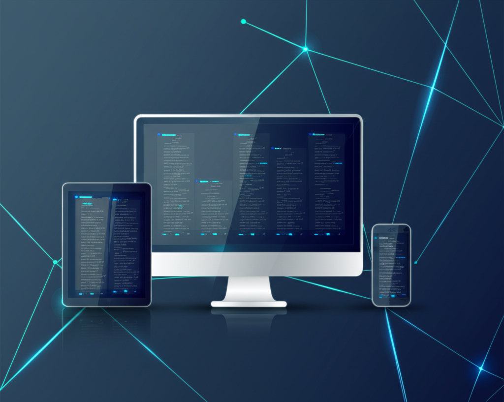 Лучшие веб-инструменты для разработчиков отзывчивых сайтов, отображаемые на экранах различных устройств.