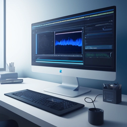 Рабочее место профессионала, использующего Лучший онлайн видеоредактор 2026 для монтажа сложного проекта в браузере