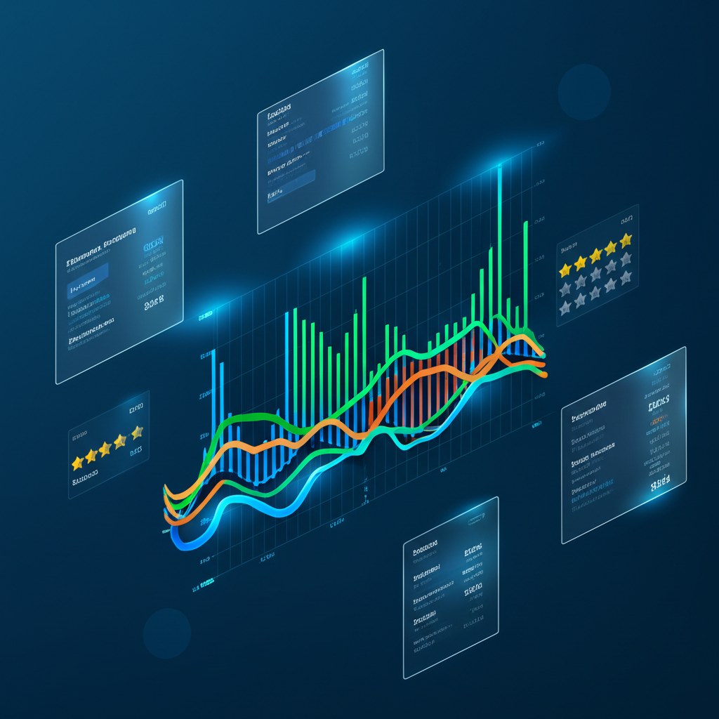 Аналитическая панель, где выполняется мониторинг цен конкурентов на маркетплейсах в реальном времени