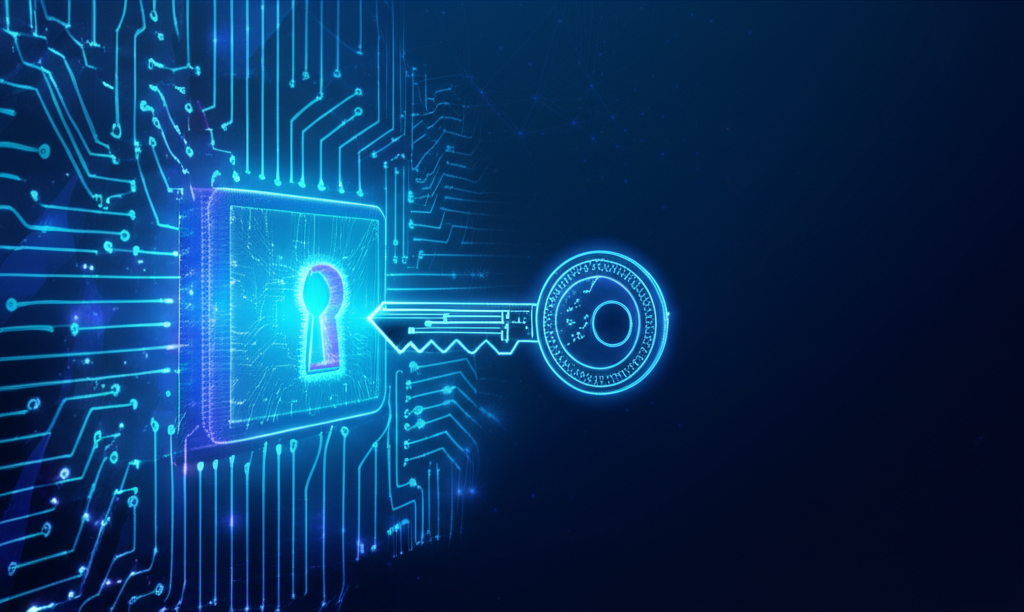 Иллюстрация, демонстрирующая как обойти защиту Cloudflare парсинг 2025 с помощью технологического ключа.