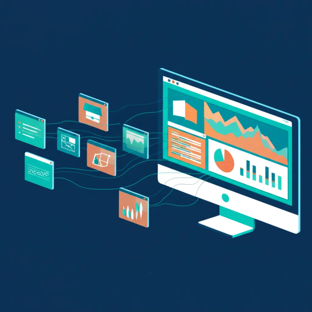 Инфографика, иллюстрирующая как парсер для маркетплейсов собирает и анализирует данные о товарах.