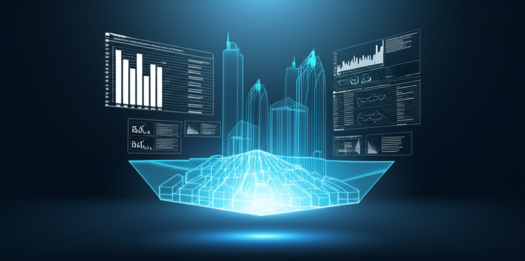 Инфографика, демонстрирующая как работает парсер недвижимости для анализа рынка