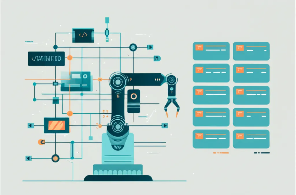 Инфографика, которая наглядно объясняет, как работает парсер сайт для автоматического сбора информации.