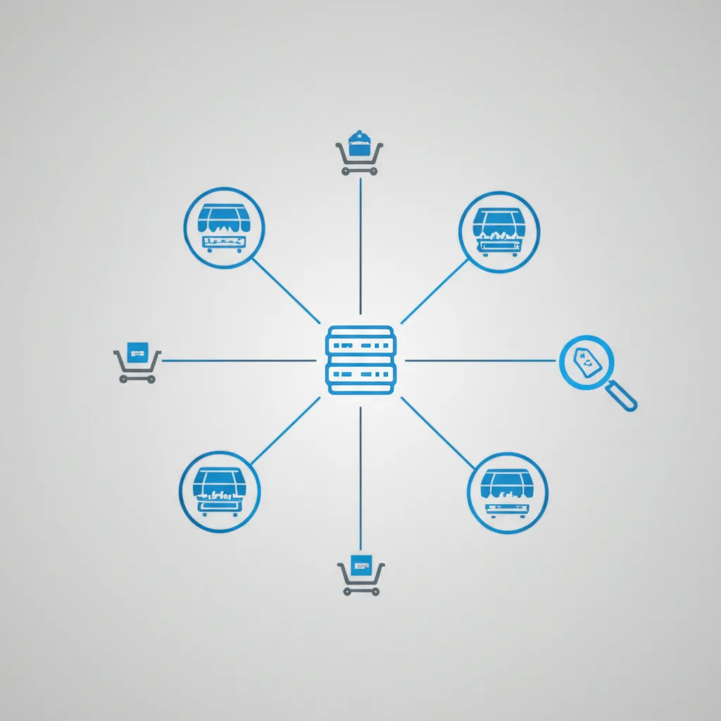 Современный парсер цен конкурентов в виде схемы автоматического сбора данных с сайтов.