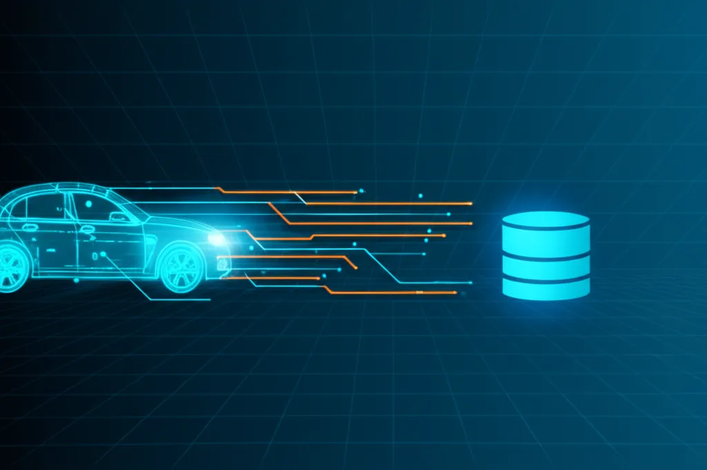 Схематичное изображение процесса, который включает парсинг авто (AutoScout24): листинги, параметры, обход блокировок.