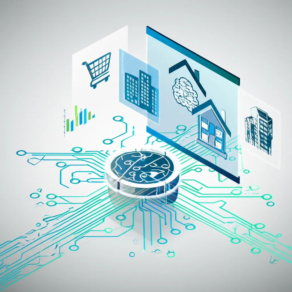 Инфографика, иллюстрирующая процесс парсинга для бизнес аналитики от сбора данных до визуализации.