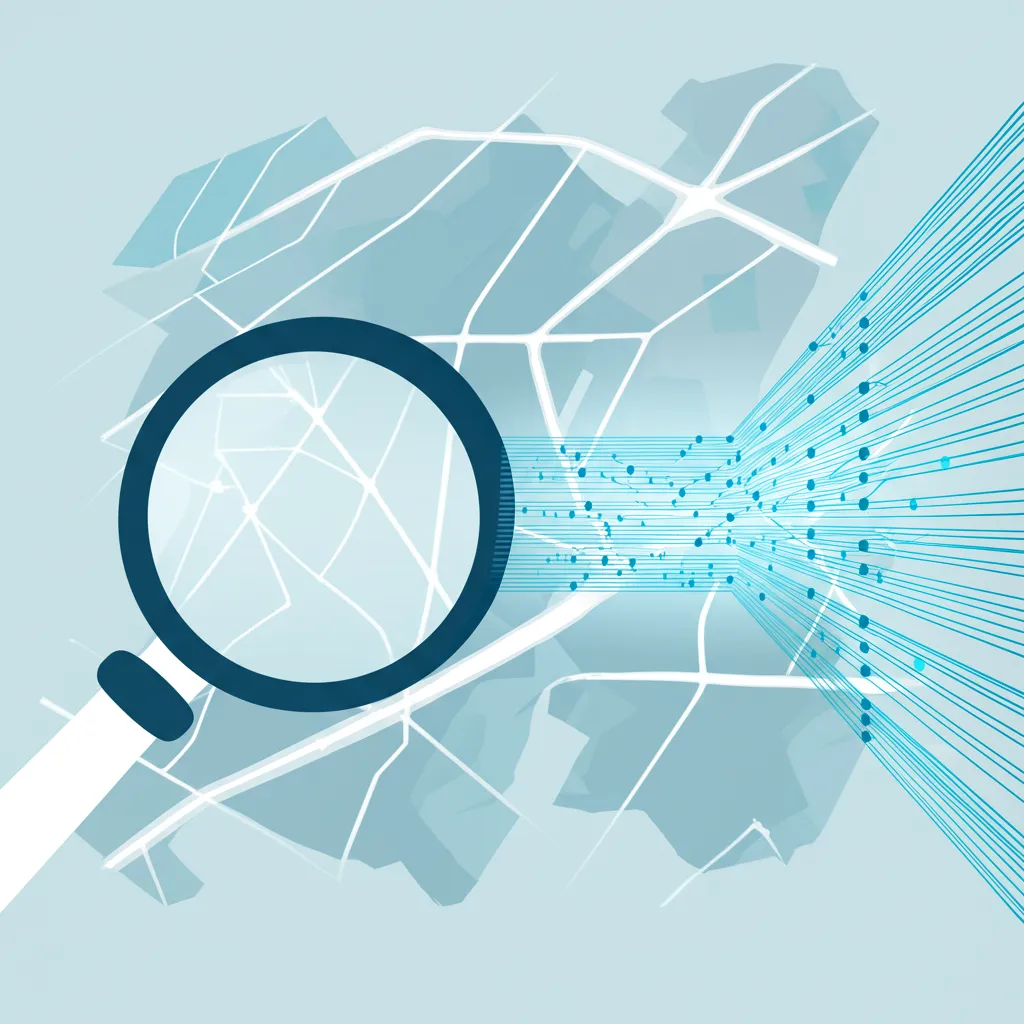 Процесс сбора информации: наглядная инфографика, иллюстрирующая парсинг яндекс карт.