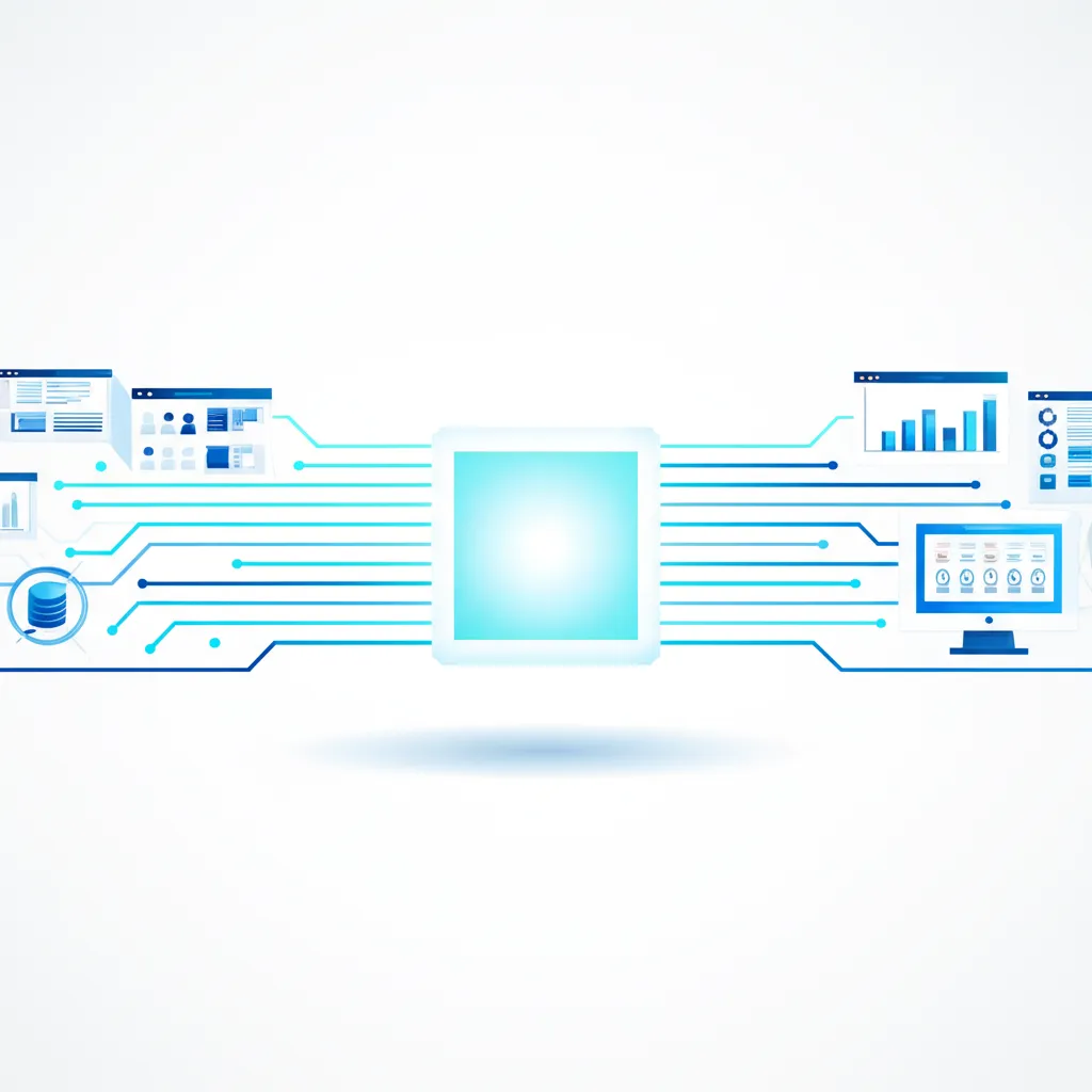 Инфографика, иллюстрирующая процесс сбора информации, чтобы парсинг купить для автоматизации бизнес-процессов