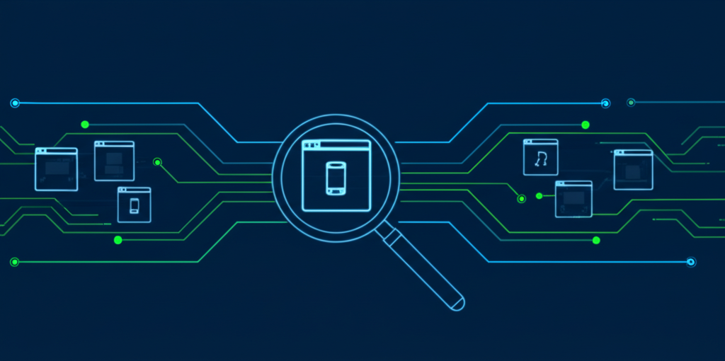 Схематичное изображение, иллюстрирующее парсинг номеров с сайтов для сбора контактных данных.