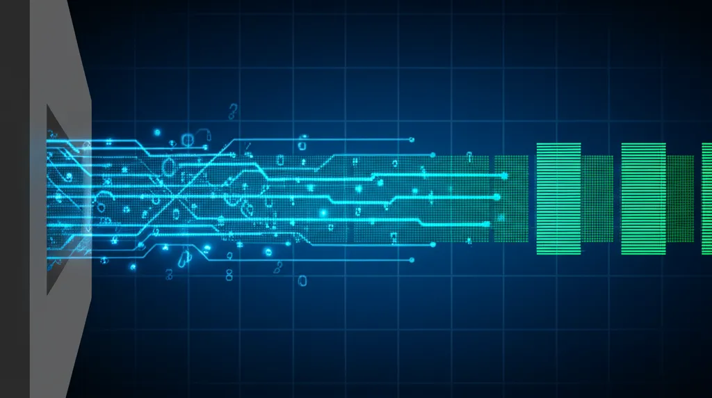 Концептуальное изображение, иллюстрирующее парсинг строк: превращение хаотичного текста в структурированные данные.