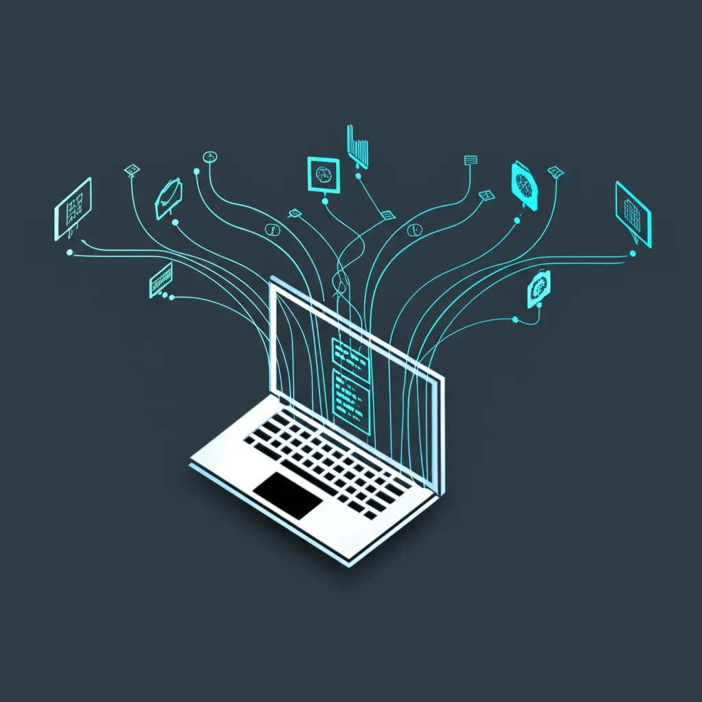 Схема, иллюстрирующая, как работает парсинг цен интернет магазинов с помощью специальной программы.