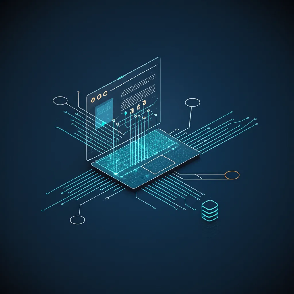 Абстрактная визуализация, иллюстрирующая подходы и решения для парсинга сайтов, где данные извлекаются и структурируются.