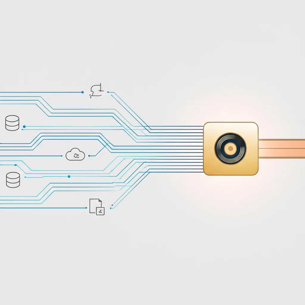 Инфографика, иллюстрирующая полное руководство по data matching для объединения данных.