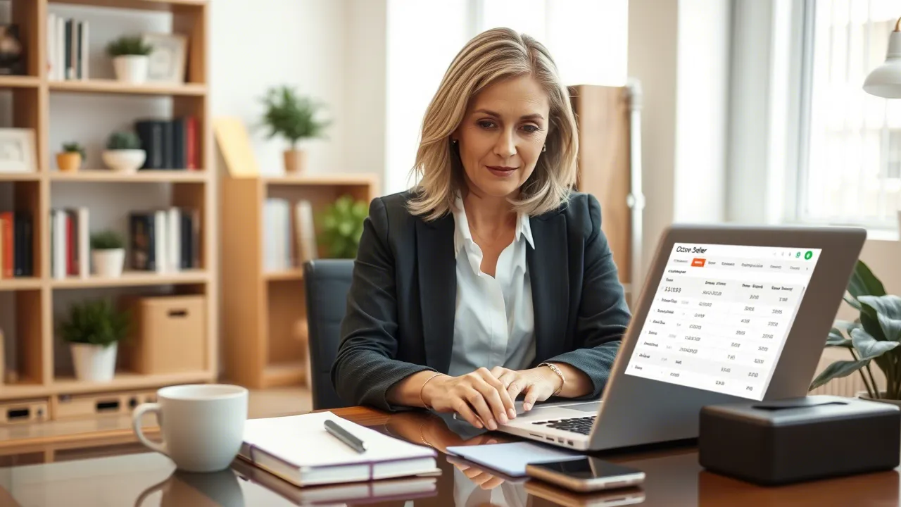 Предприниматель изучает процесс выхода на маркетплейсы через интернет-платформы.