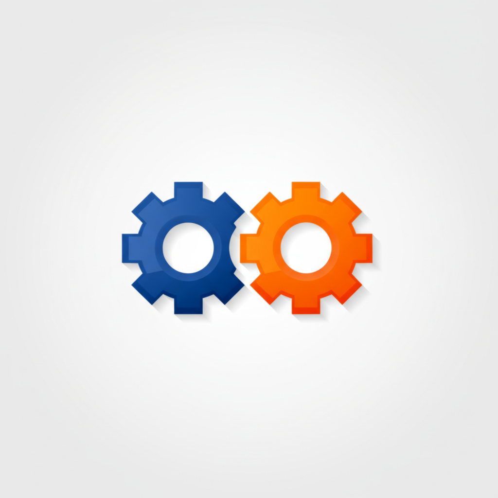 Иллюстрация, демонстрирующая преимущества брендинга и ко-брендинга через слияние двух логотипов.