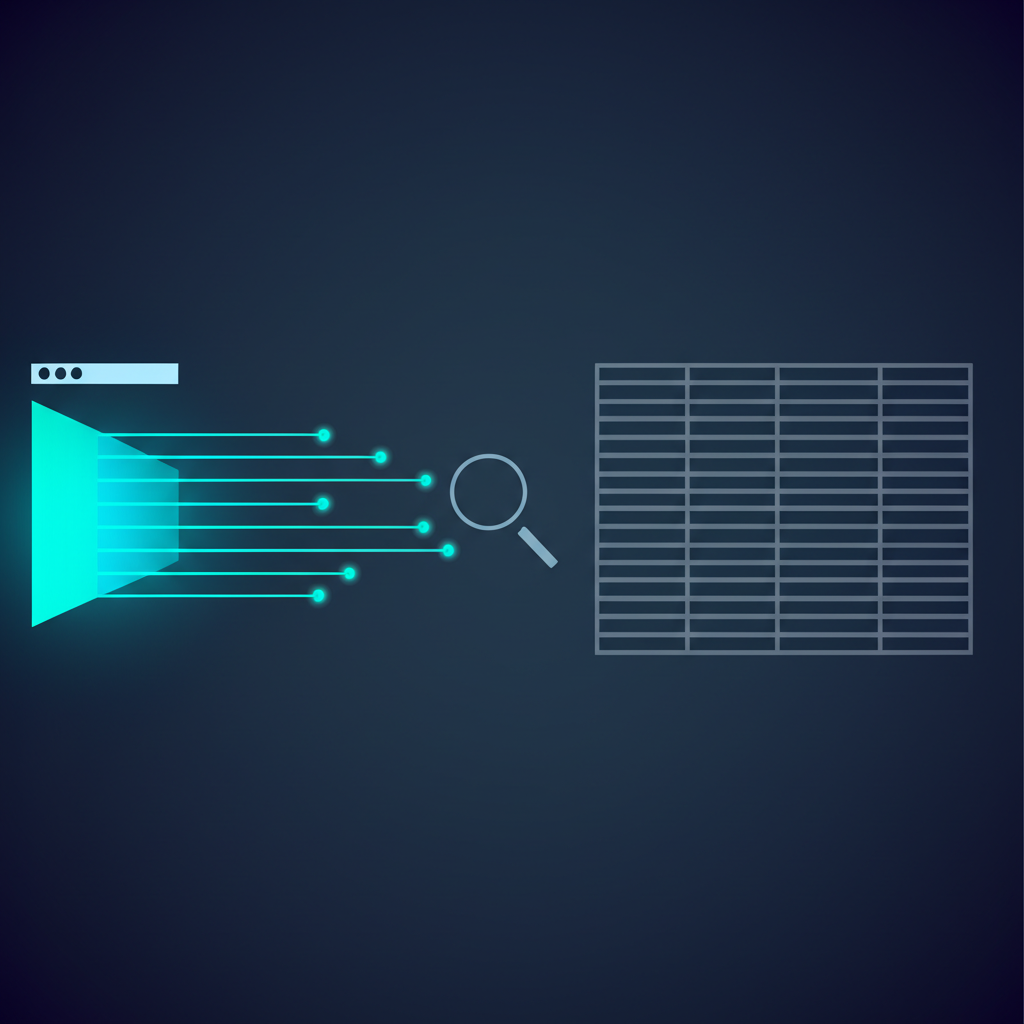 Схематичное изображение процесса работы инструмента q parser ru для сбора данных