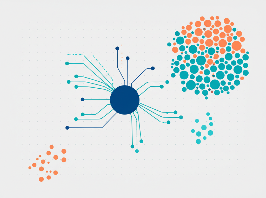 Визуализация данных, иллюстрирующая оптимальный размер датасета для анализа