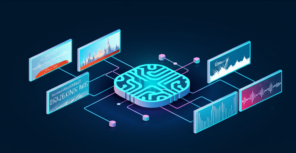 Русские датасеты для машинного обучения, представленные в виде нейросети, обрабатывающей информацию.