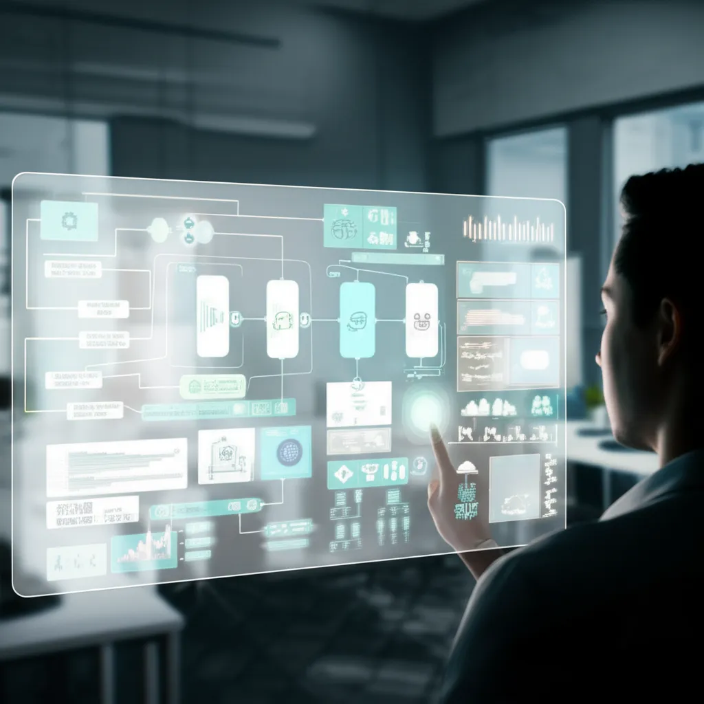 Визуальный интерфейс платформы для создания AI агентов с xpander.ai, демонстрирующий процесс автоматизации.