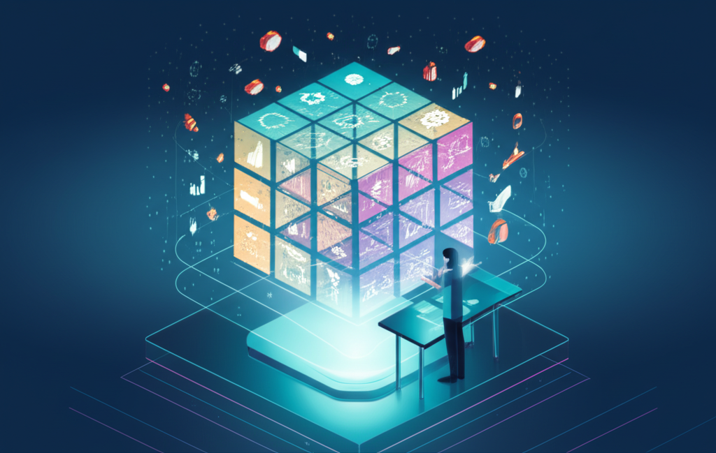 Визуализация процесса создания кастомного датасета из необработанной информации.