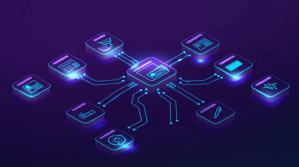 Детальная инфографика, иллюстрирующая создание сети сайтов РСЯ для монетизации