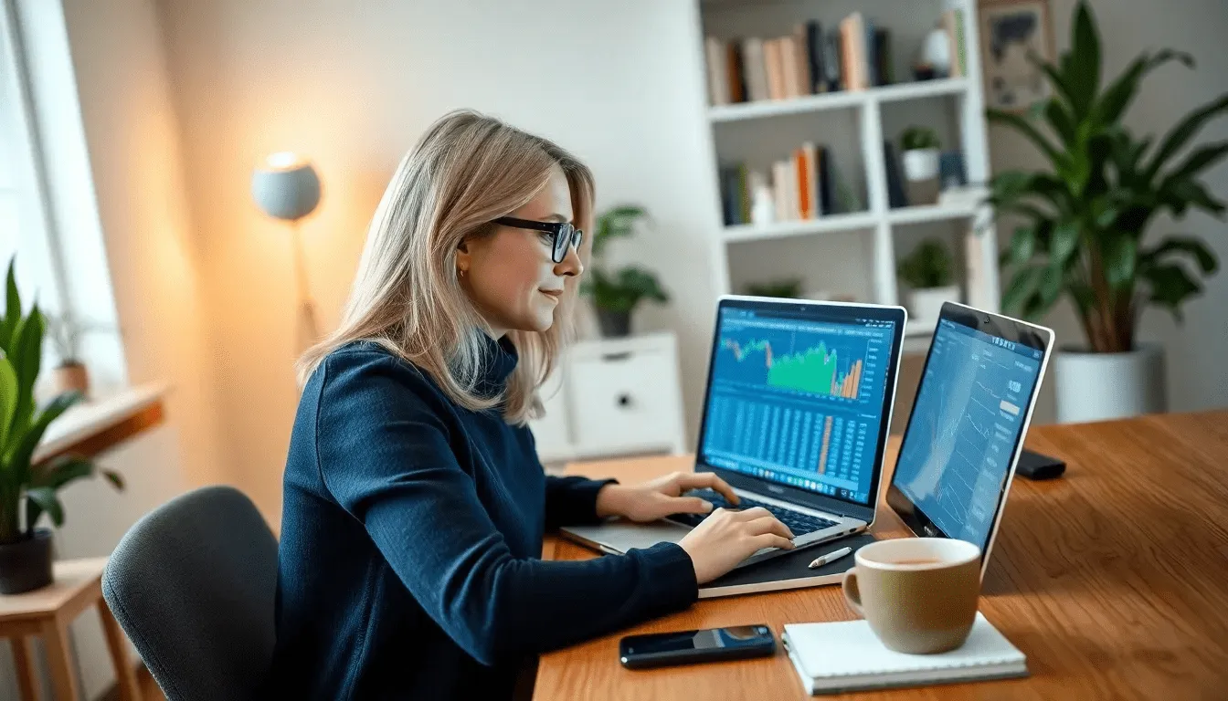 Специалист использует автоматическое обновление цен для повышения эффективности.