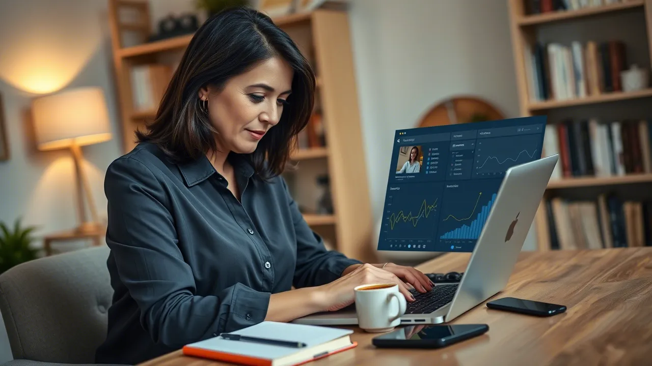 Специалист использует нейросеть для создания видео перед запуском рекламной кампании.