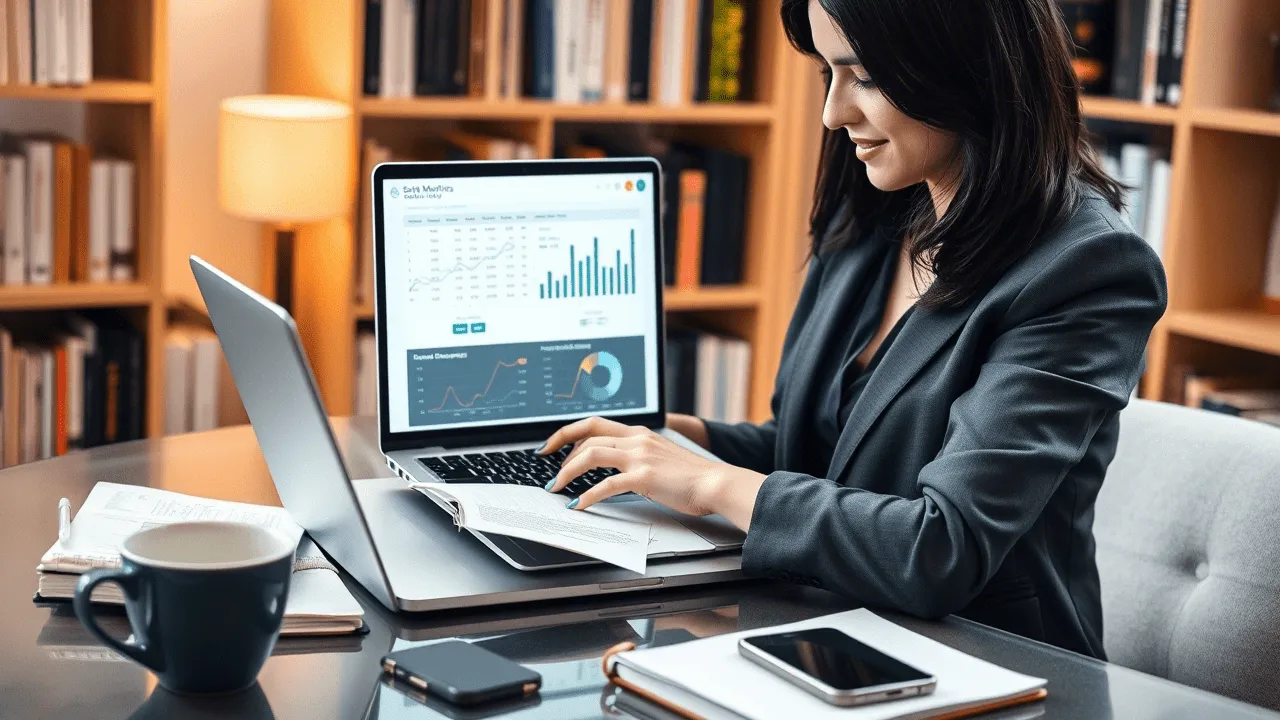 Специалист изучает, какую продукцию выгодно продавать на маркетплейсах.